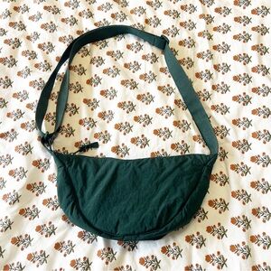Amazon Nylon Dark Green Crossbody Bag